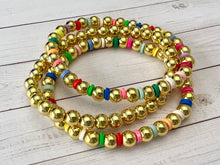 Load image into Gallery viewer, Gold Ball Color Spacer Band, 6mm, ONE