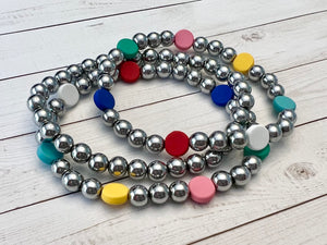 Solid Silver Ball Band, 6mm