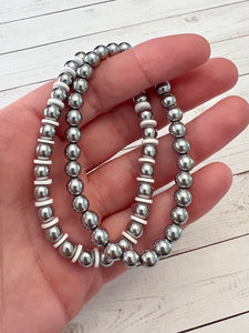 Solid Silver Ball Band, 6mm