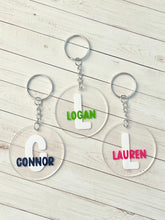 Load image into Gallery viewer, Name Bag Tag Keychains