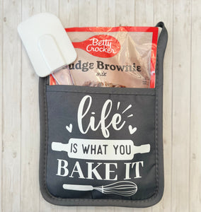 Hot Pot Mitt/Holder Gift Set