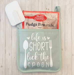 Hot Pot Mitt/Holder Gift Set